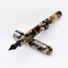 Conklin Mark Twain Crescent Filler Fountain Pen Orange Medley w/ Gunmetal Trim w/JoWo Nib