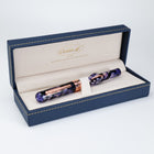 Conklin Mark Twain Crescent Filler Fountain Pen Purple Fusion w/ Rosegold Trim w/JoWo Nib
