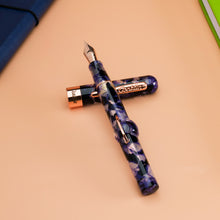 Conklin Mark Twain Crescent Filler Fountain Pen Purple Fusion w/ Rosegold Trim w/JoWo Nib
