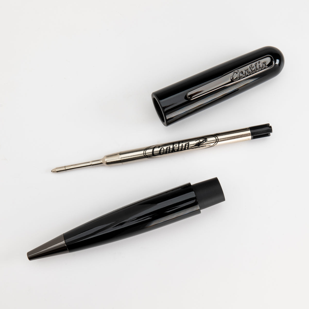Conkline Conklin All American Ballpoint Pen Raven Black | Conklin Pens