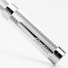 Conklin® Herringbone Signature Silver Rollerball Pen