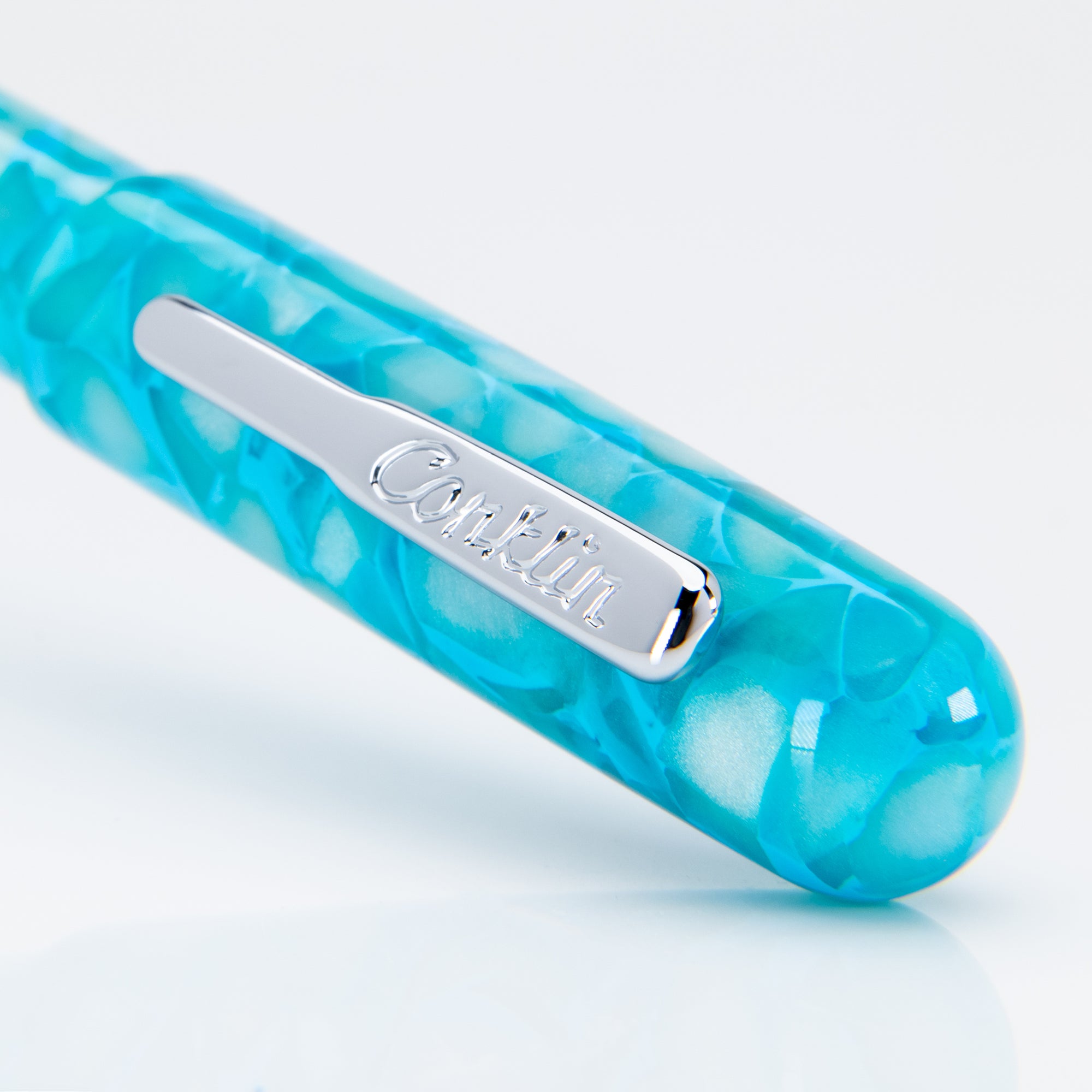 Conklin All American Ballpoint Pen Turquoise Serenity