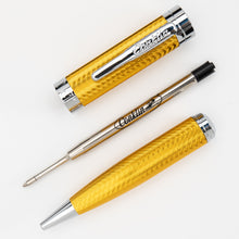 Conklin® Herringbone Signature Yellow Ballpoint Pen