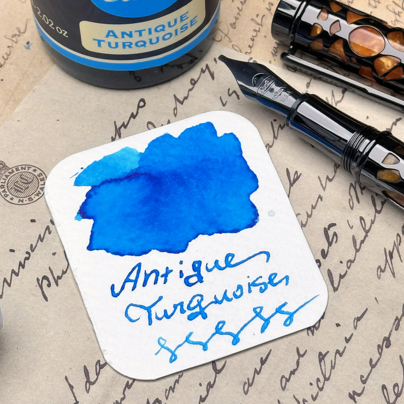 Conklin 60ml Ink Bottle Antique Turquoise