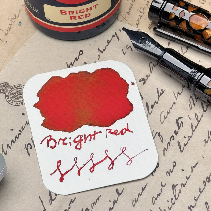 Conklin 60ml Ink Bottle Bright Red