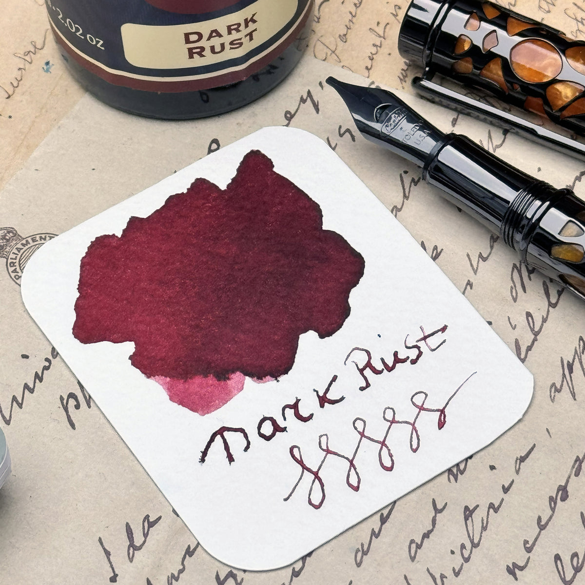 Rust Ink Conklin 60ml Ink Bottle Dark Rust | Conklin Pens