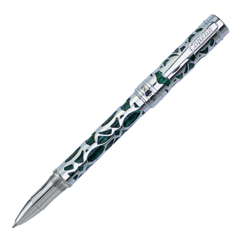 Conklin Endura Deco Crest Rollerball Pen Green