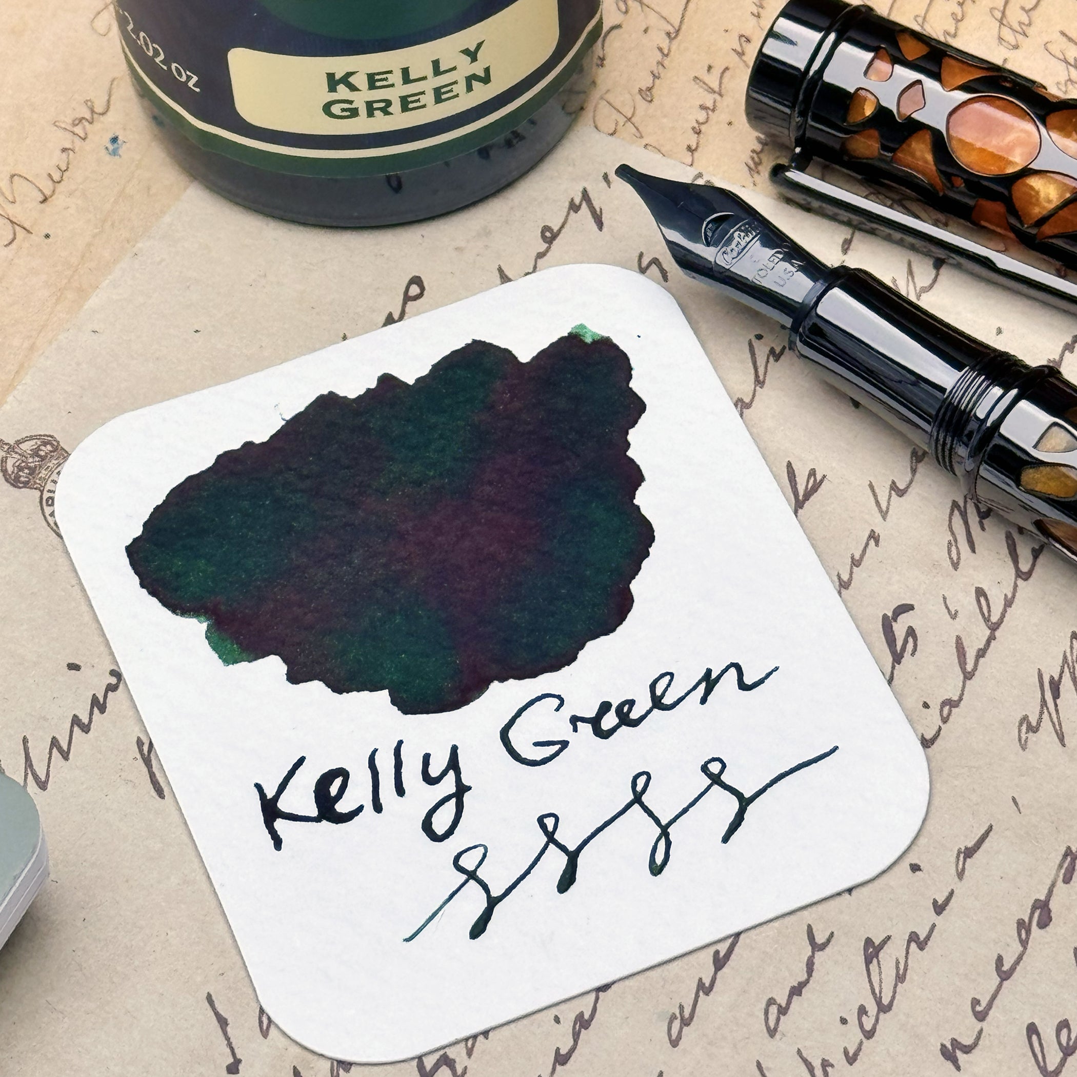Conklin 60ml Ink Bottle Kelly Green