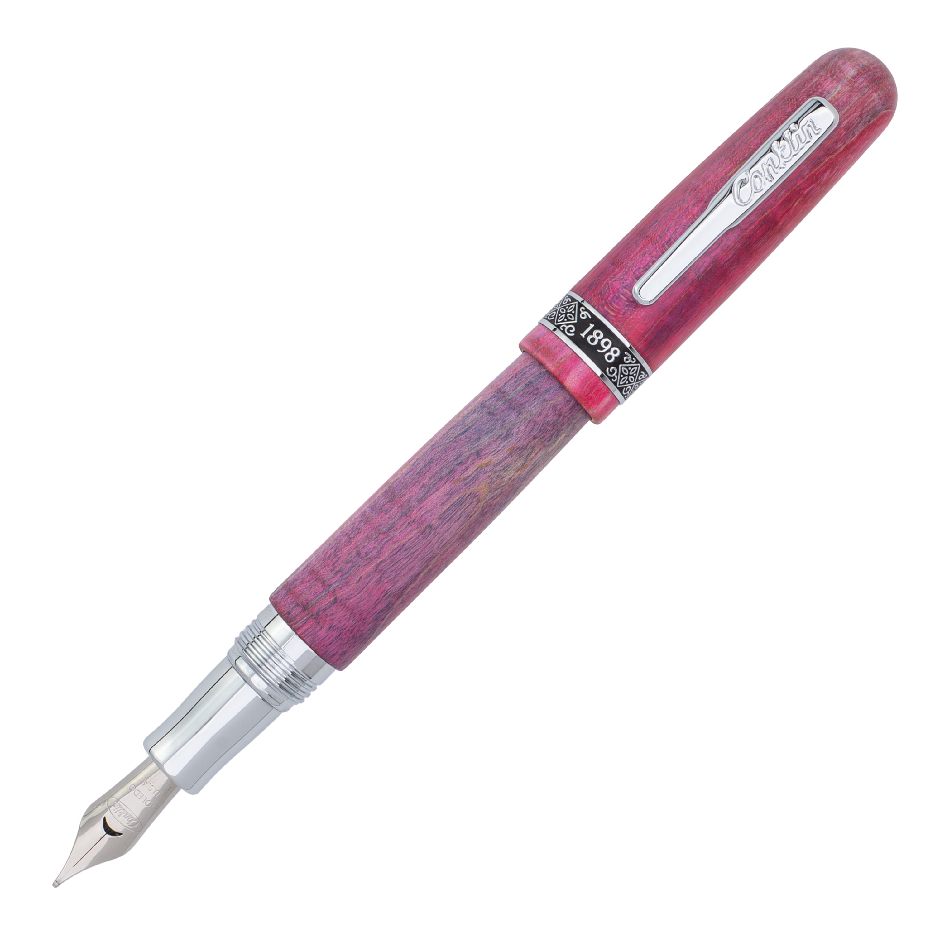 Conklin 1898 Limited Edition Stabilized Wood Matte Purple/Pink